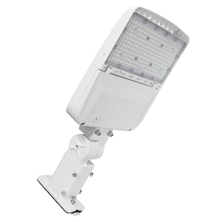 Beyond Led Technology LED Area Light, Adj 100W/120W/150W, 20950 Lumens, 5000K, Universal Bracket, White Housing BLT-XALH150W50KT3PADP-W